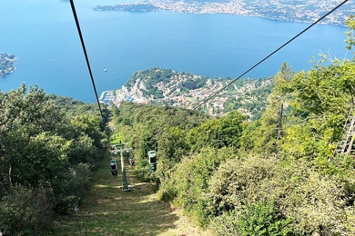Die Seilbahn am Lago Maggiore